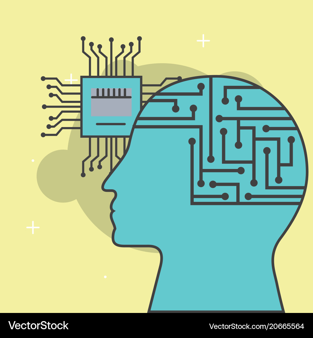 Artificial intelligence concept Vector Image