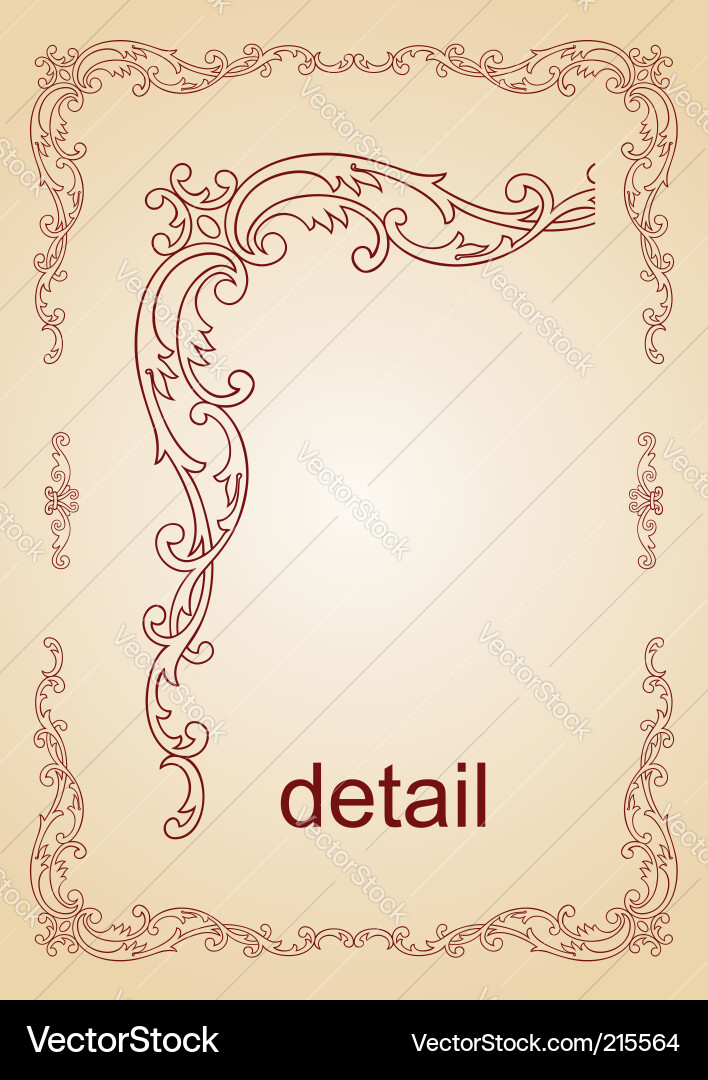Elegant frame Vector Image