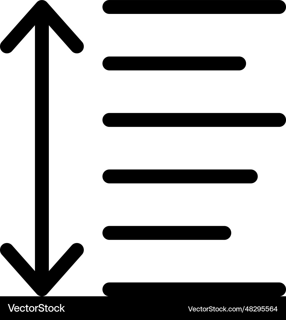 Sorting icon Vector Image