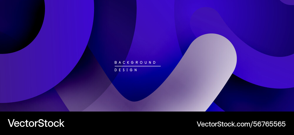 Abstract layers overlap creating dynamic blue Abstract layers overlap creating dynamic blue Vector Image