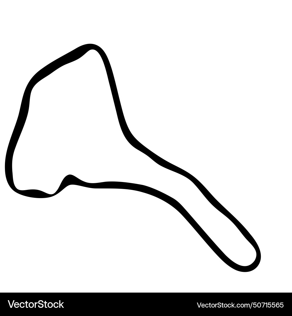 Eritrea simplified map Eritrea simplified map Vector Image