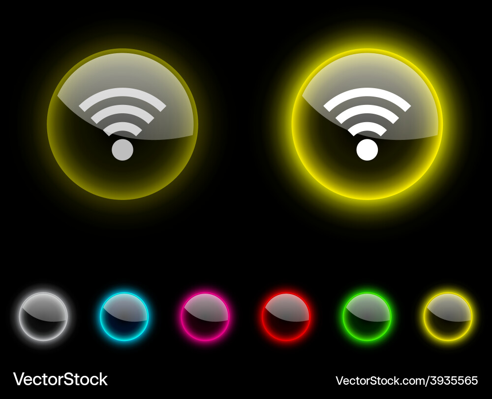 Rss button Vector Image