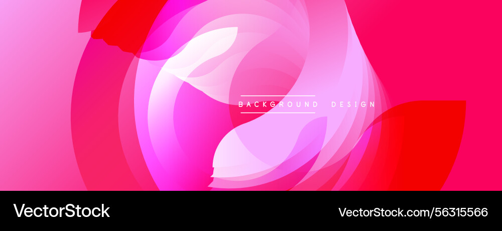 Abstract pink design features overlapping Abstract pink design features overlapping Vector Image