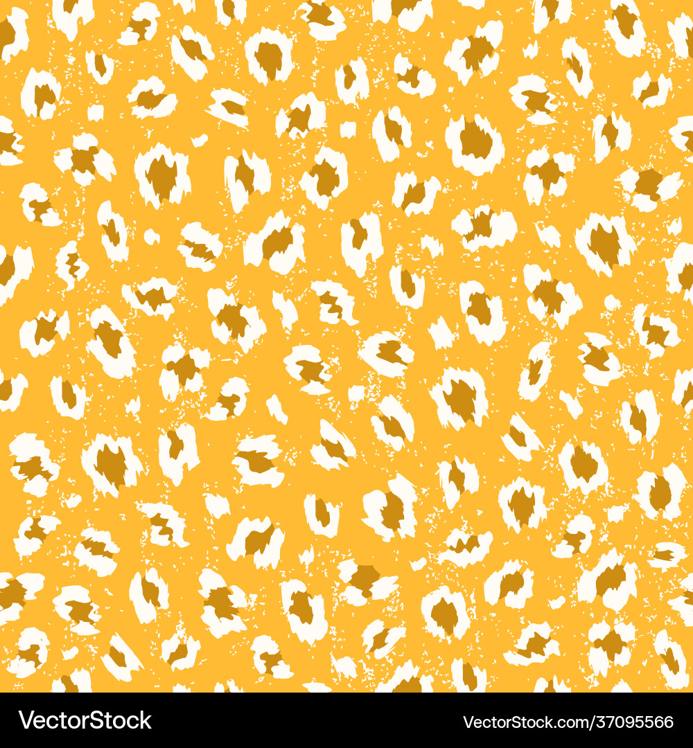 Leopard fur seamless pattern Vector Image