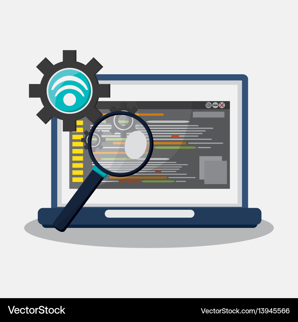 Search in web related icons image Vector Image