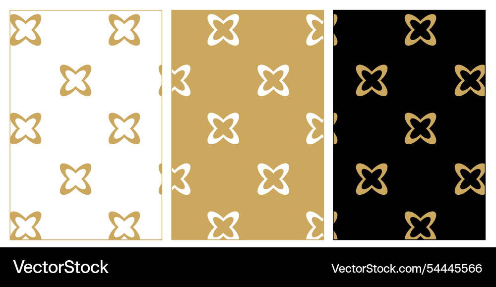 Set of patterns with crosses stripes lines Set of patterns with crosses stripes lines vector image
