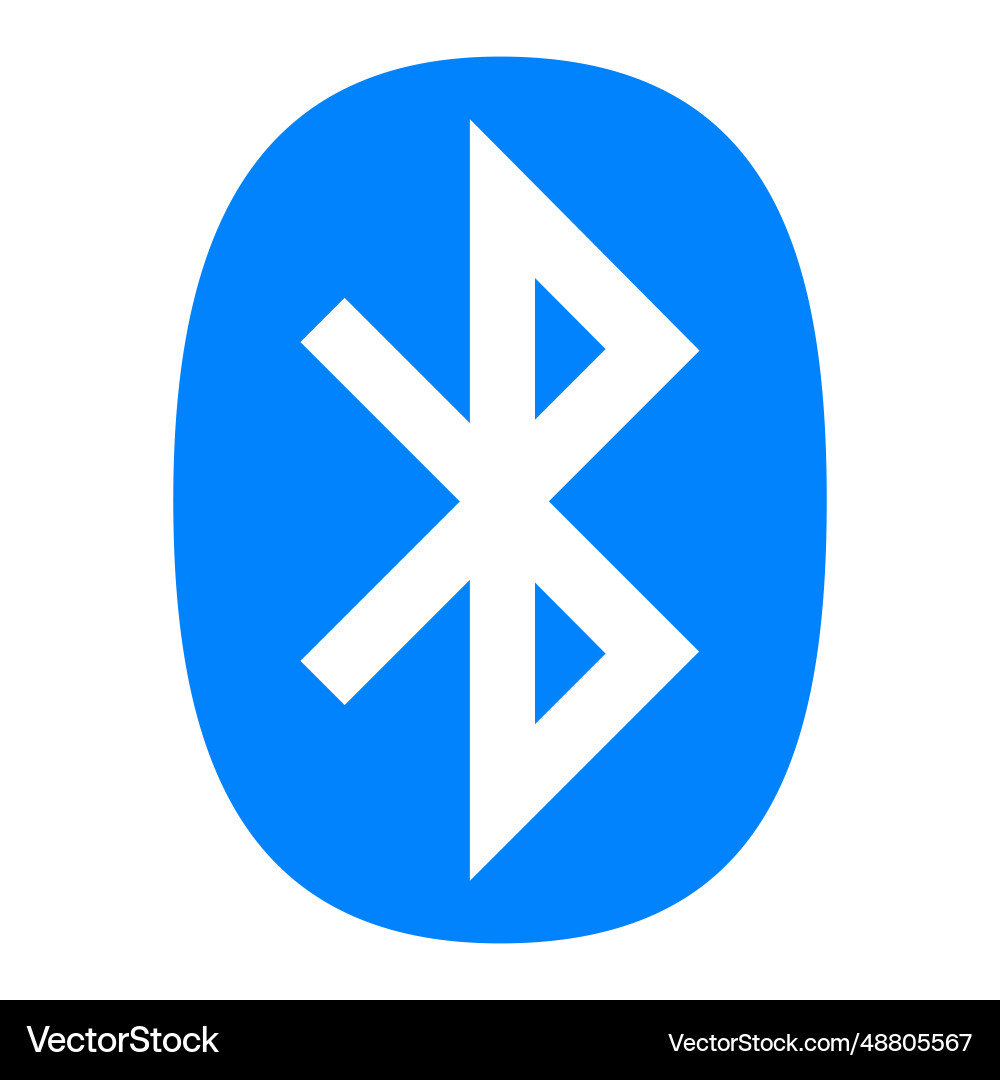 Bluetooth Icon - App & Mobile Vector Image