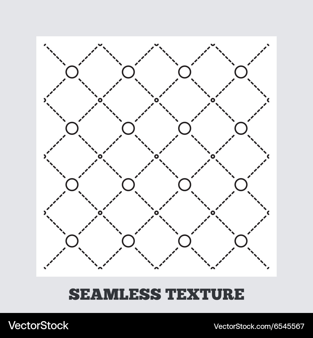 Circles grid stripped seamless pattern Vector Image