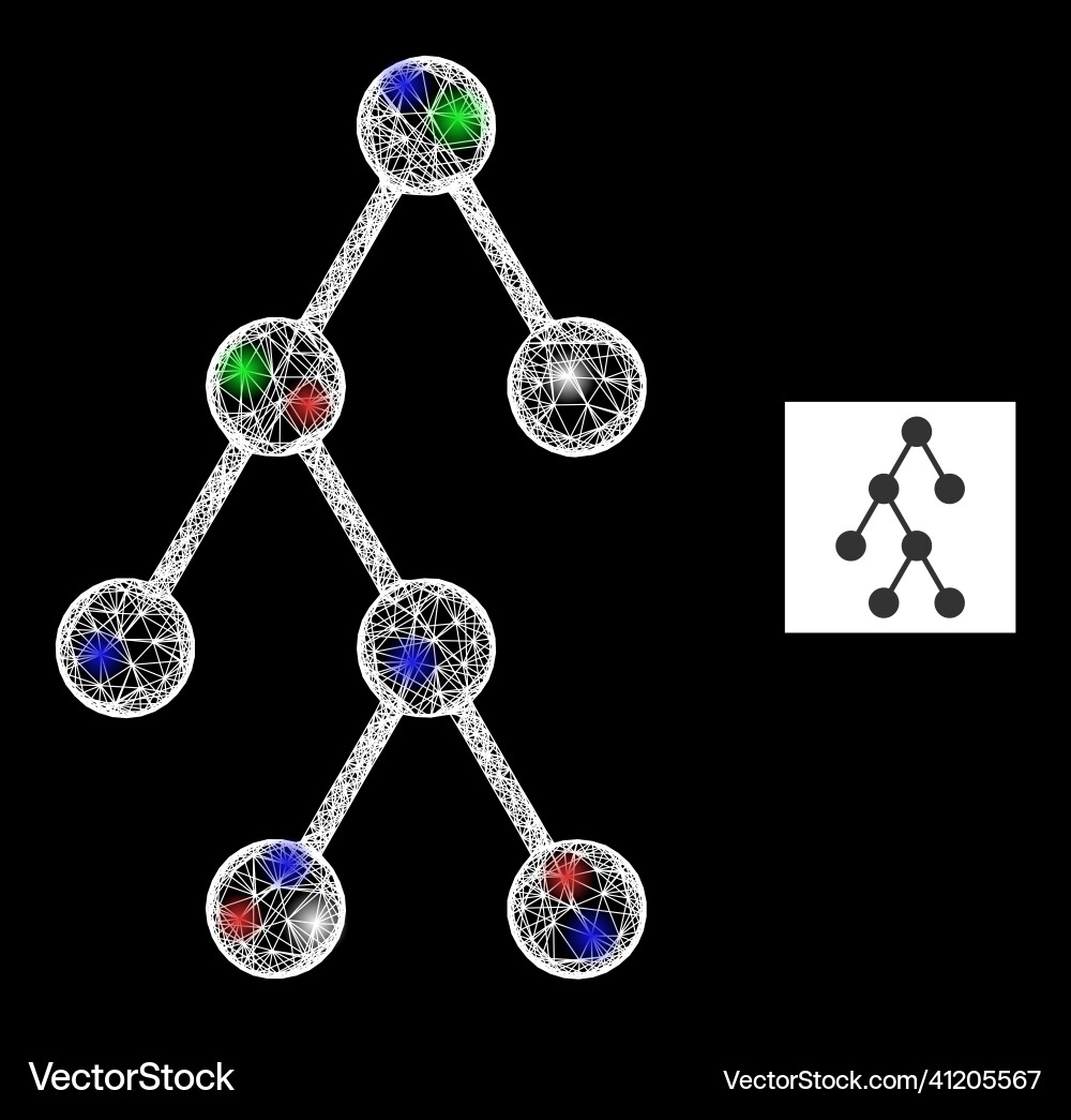 Crossed web mesh hierarchy structure icon Crossed web mesh hierarchy structure icon Vector Image