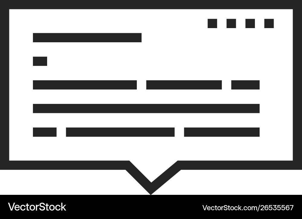 Message icon Message icon Vector Image