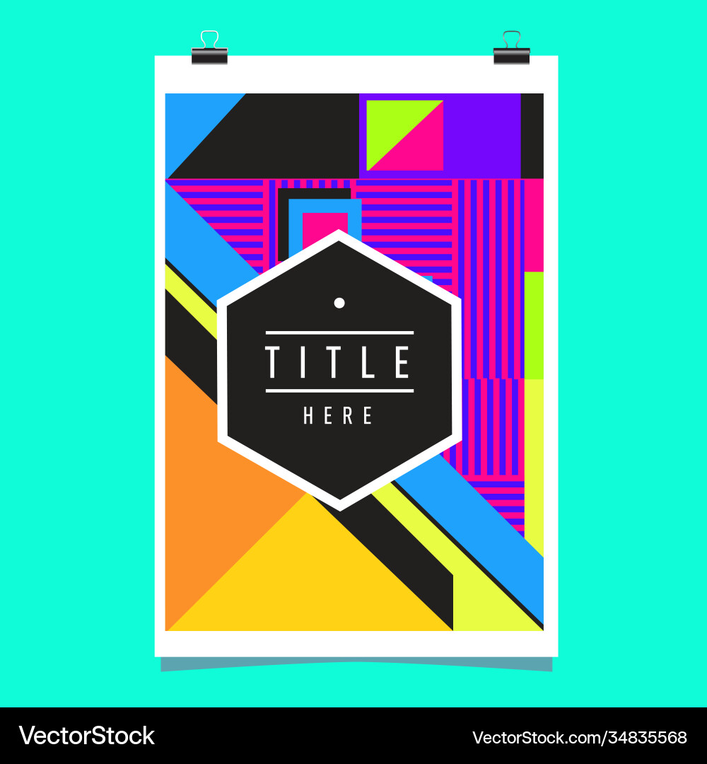 Abstract colorful geometric pattern background Abstract colorful geometric pattern background Vector Image