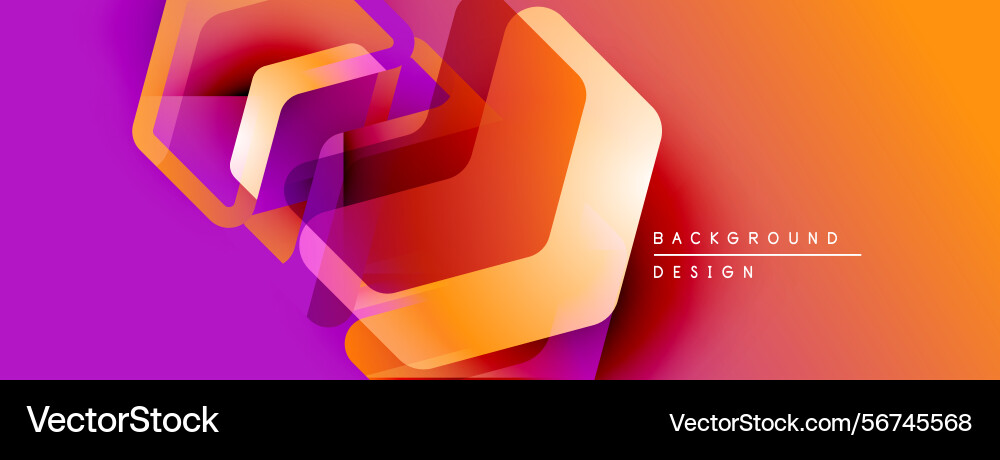 Abstract geometric shapes overlap creating Abstract geometric shapes overlap creating vector image