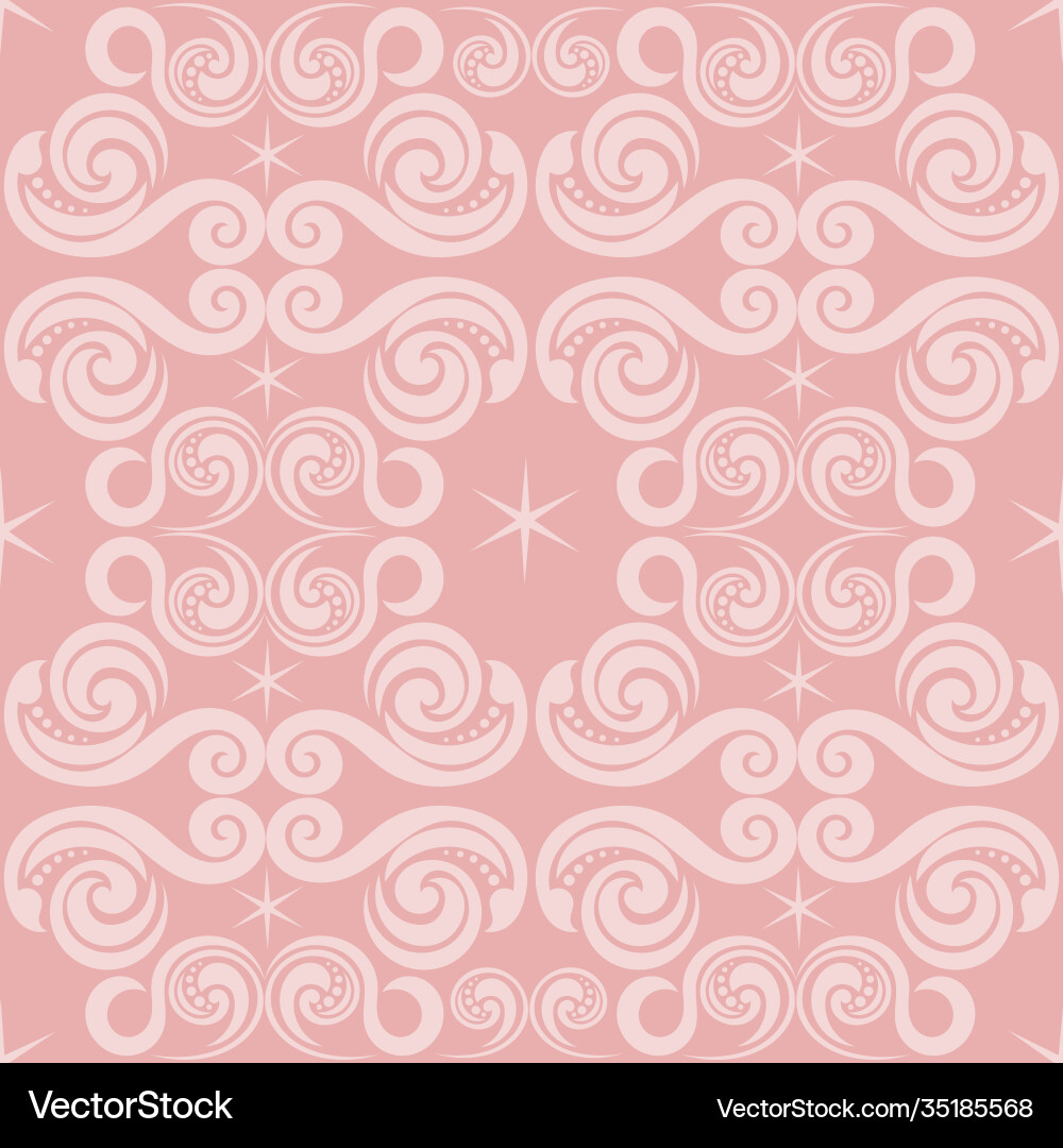 Elegant seamless pattern design with swirls Elegant seamless pattern design with swirls Vector Image