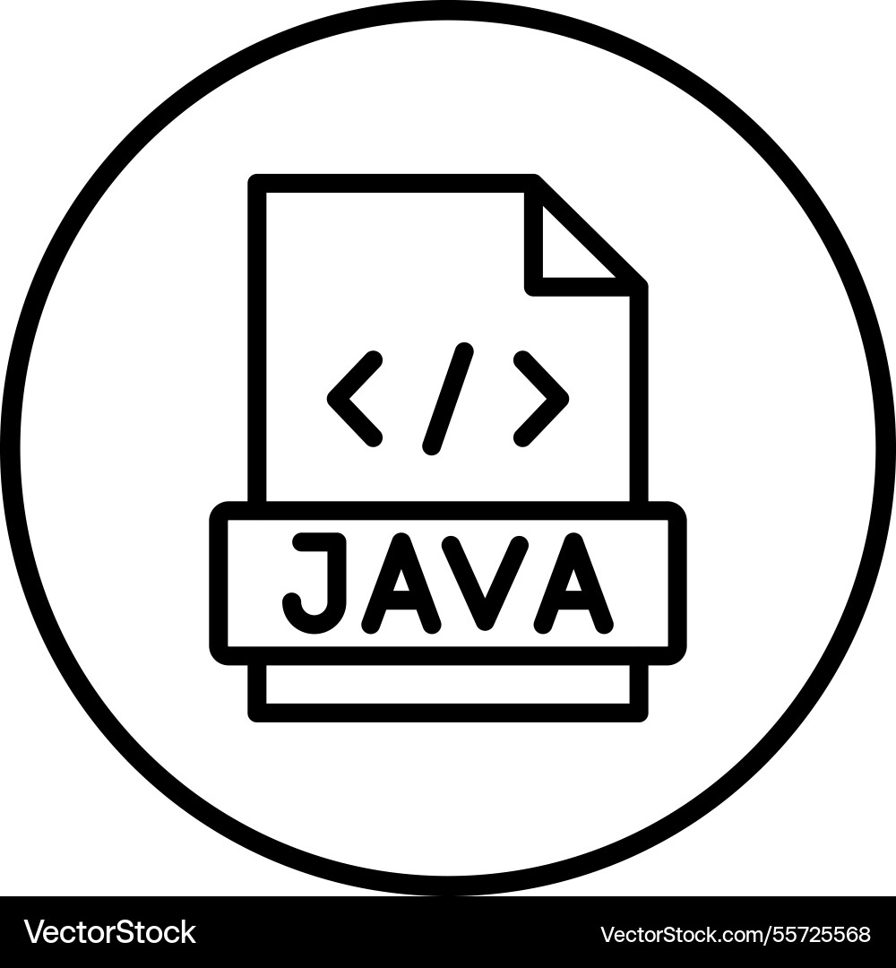 Java Icon Design Vektorbild