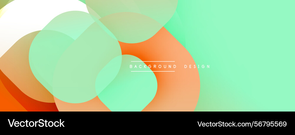 Abstract shapes overlap creating vibrant color Abstract shapes overlap creating vibrant color vector image