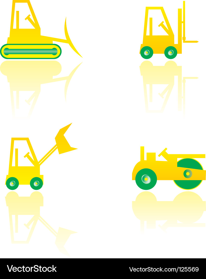 Heavy Machinery Vector Image