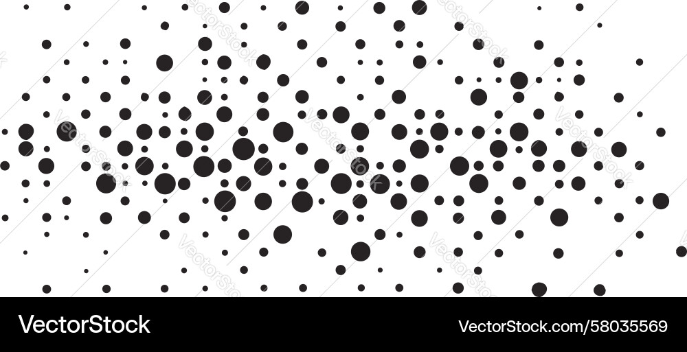 Hexagonal Dot Gradient Pattern Vector Image