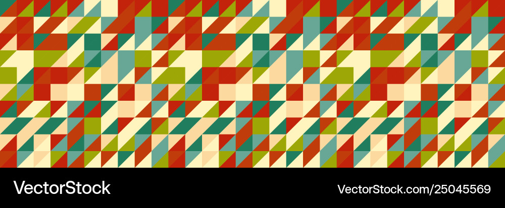Seamless geometric triangle pattern abstract Vector Image