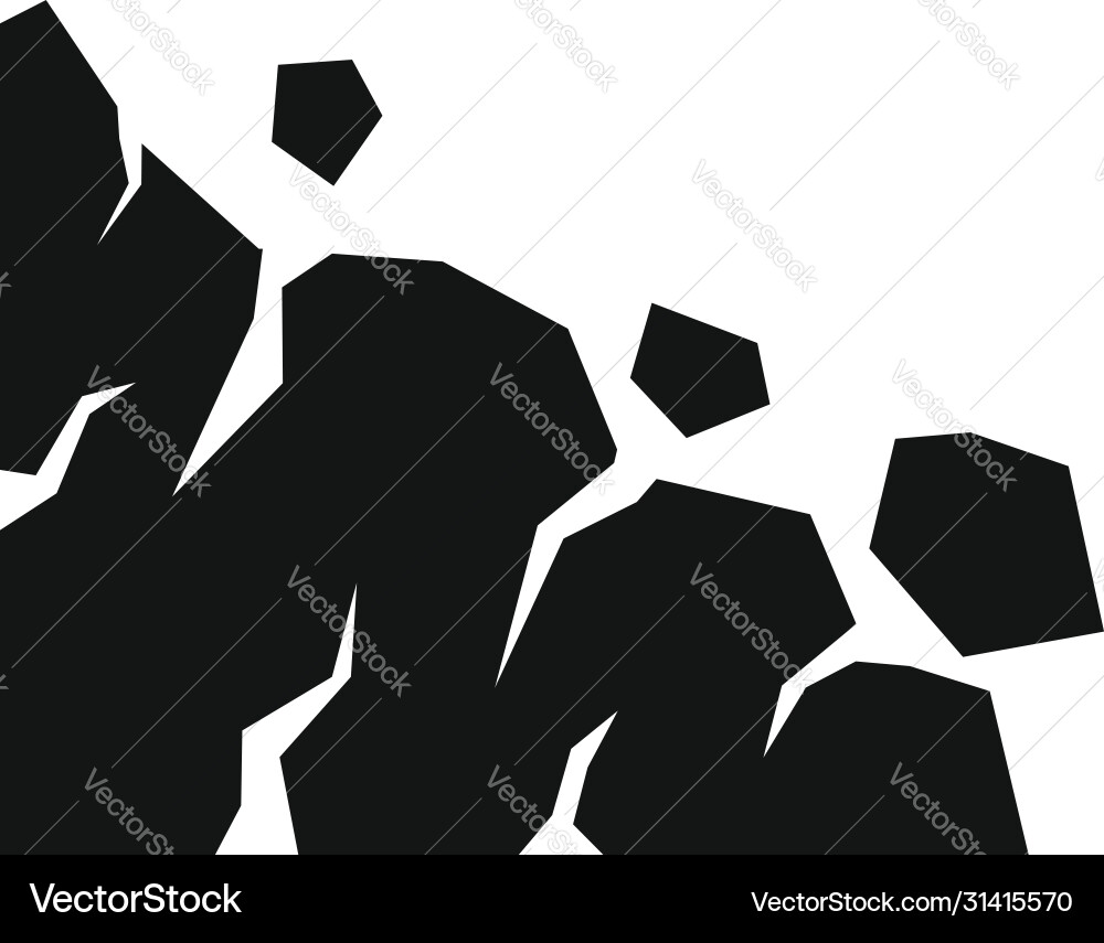 Building landslide icon simple style Building landslide icon simple style vector image