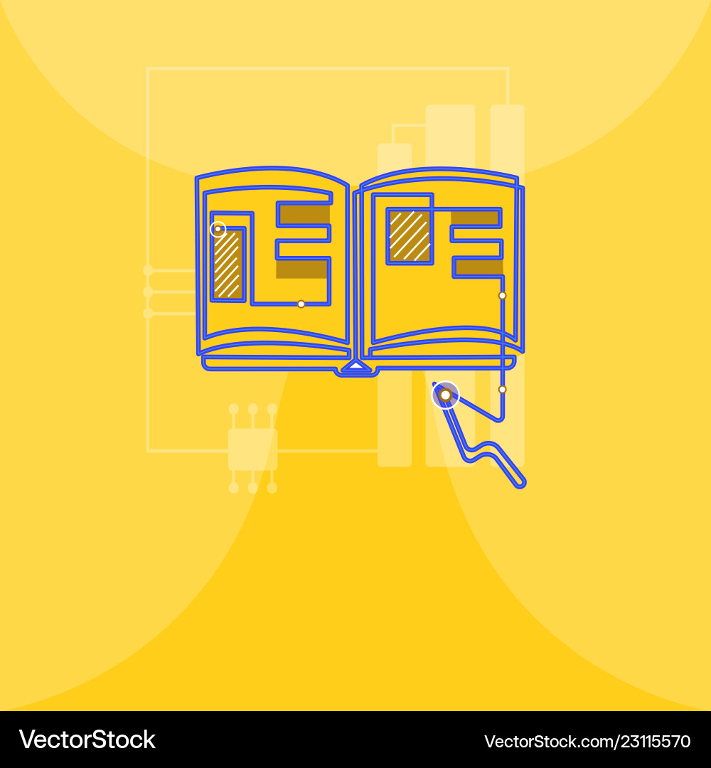 Flat design empty esp template Flat design empty esp template Vector Image
