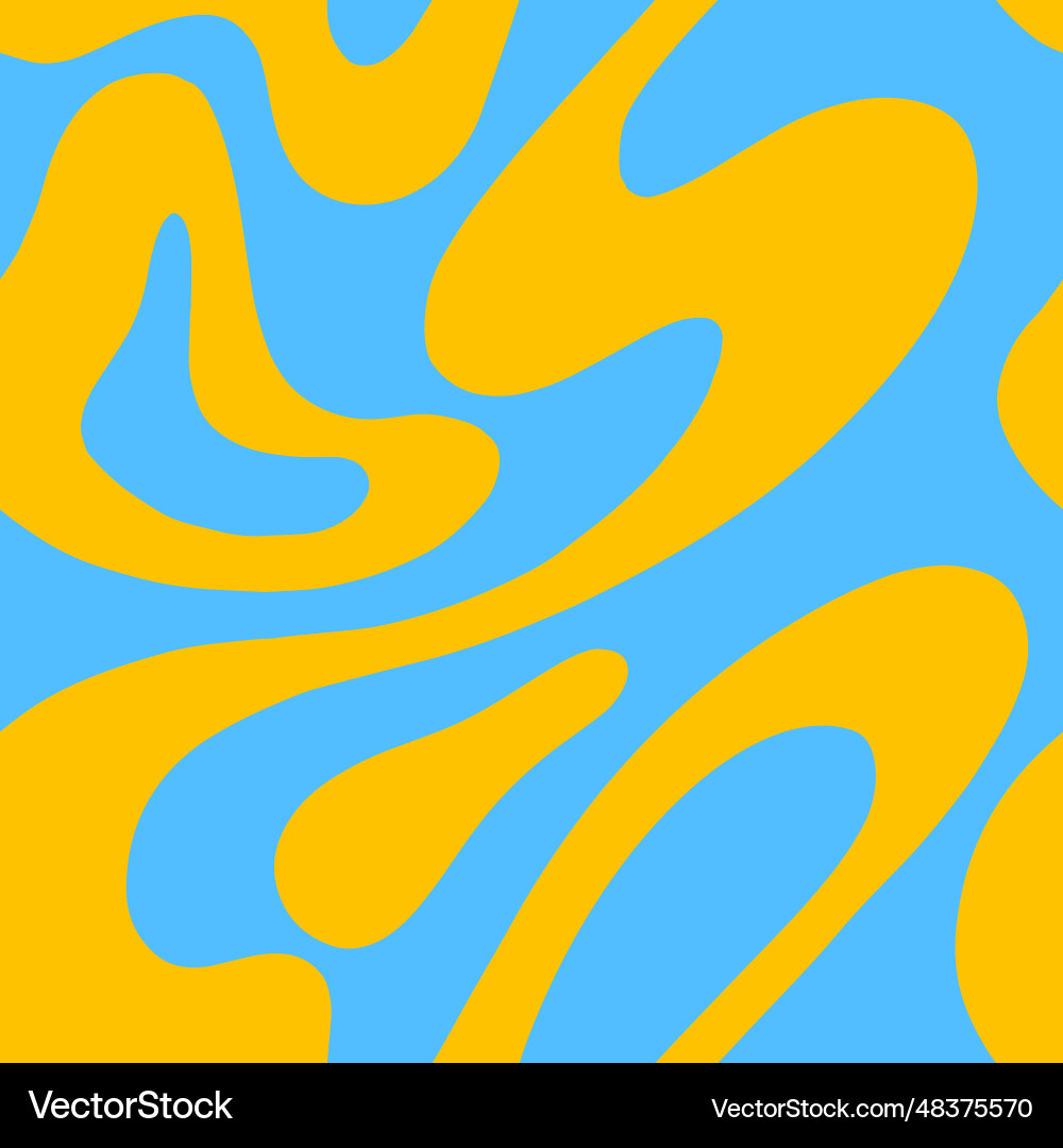 Psychedelic Wave Pattern vector image