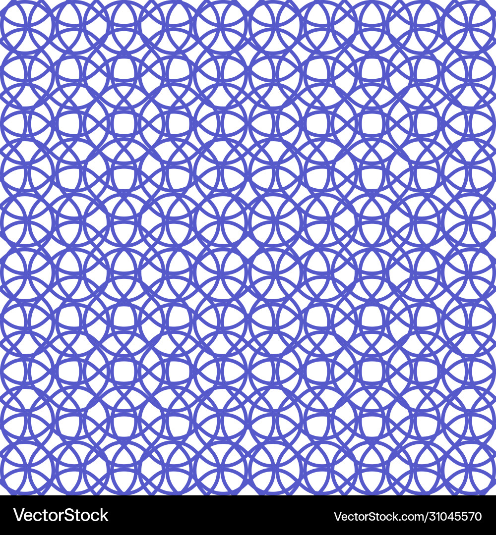Seamless circles pattern in abstract style Vector Image