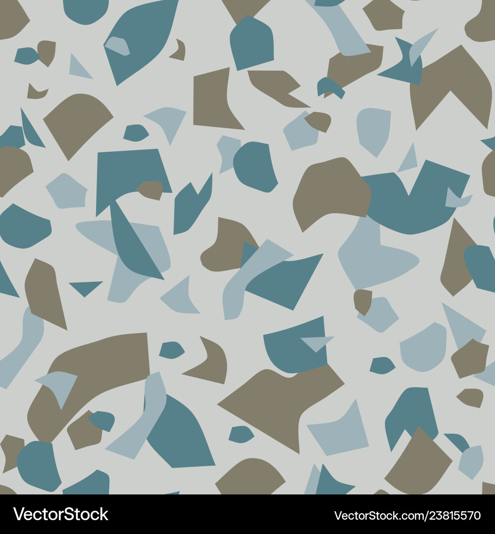 Terrazzo colorful seamless pattern abstract repeat Vector Image