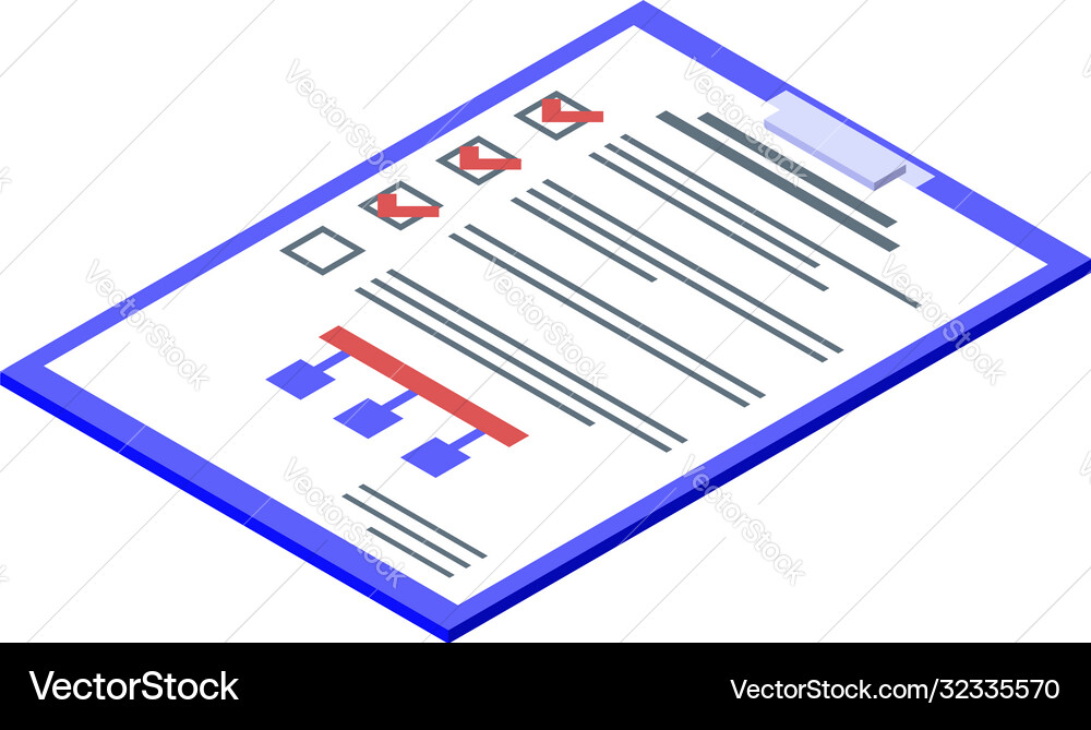 Testing software scenario icon isometric style Testing software scenario icon isometric style vector image