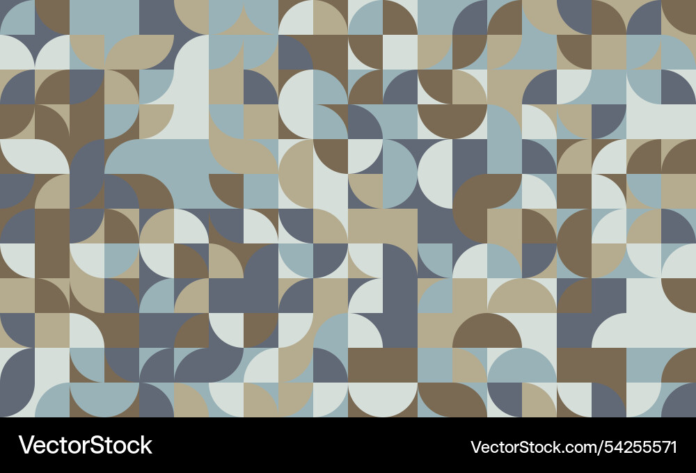 Abstract geometric with sharp shapes and mosaic Vector Image