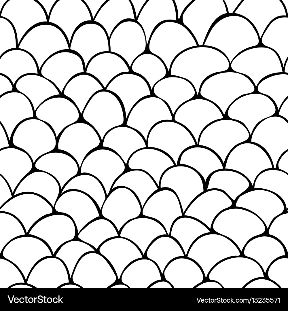 Scales Seamless Pattern vector image