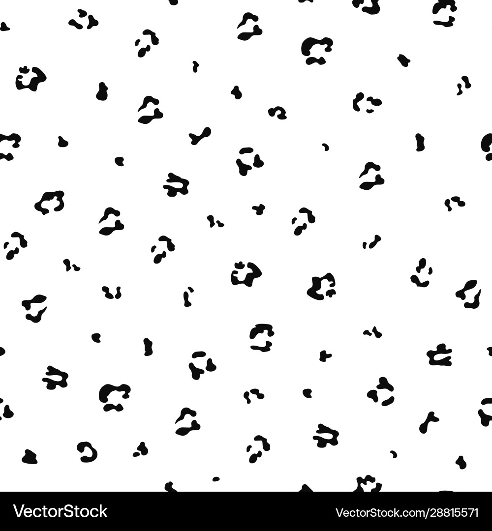 Seamless leopard pattern print Vector Image