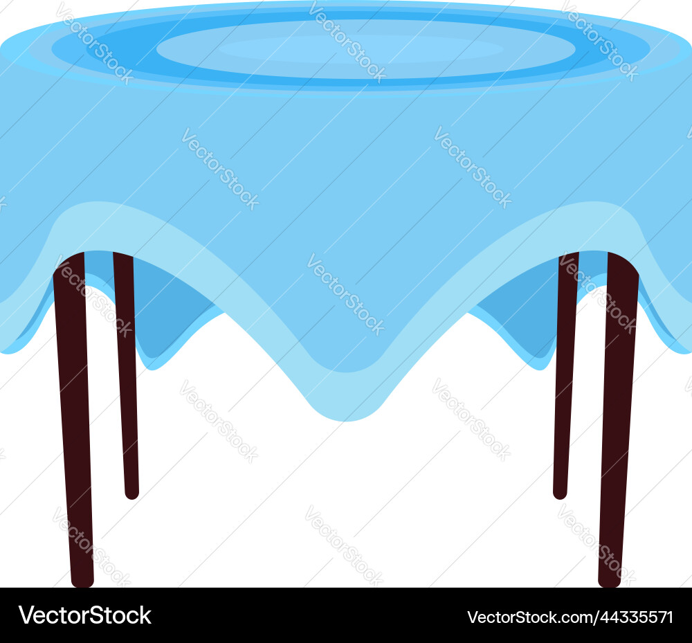 Design Imports 7634A 60 x 102 in. Solid Blue Vinyl Tablecloth, image size:1000x929