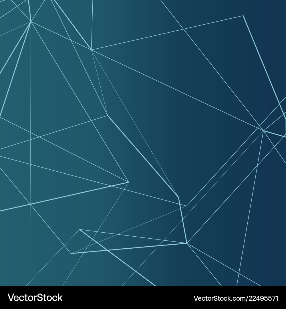 Technology modern background with connected lines Vector Image