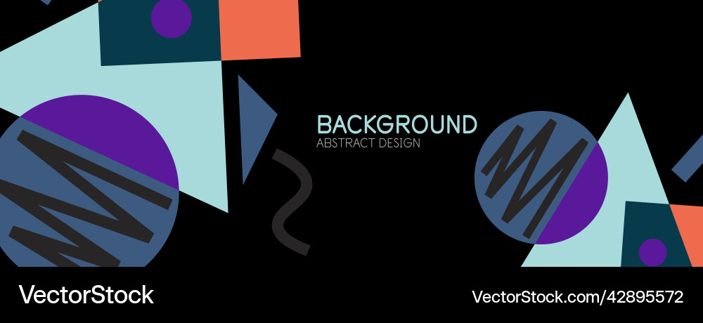 Abstract background blocks lines triangles Abstract background blocks lines triangles Vector Image