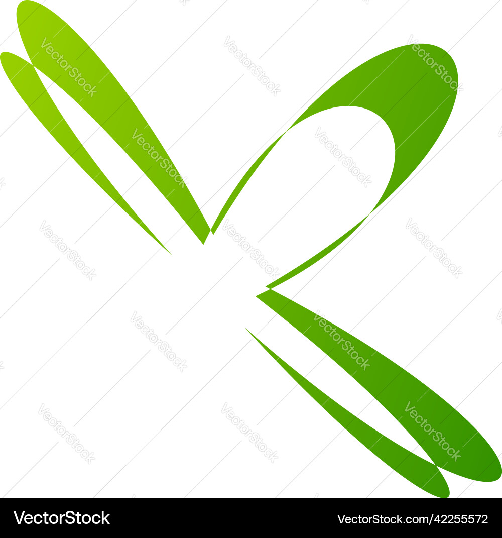 Abstract random geometric shape non figural Vector Image