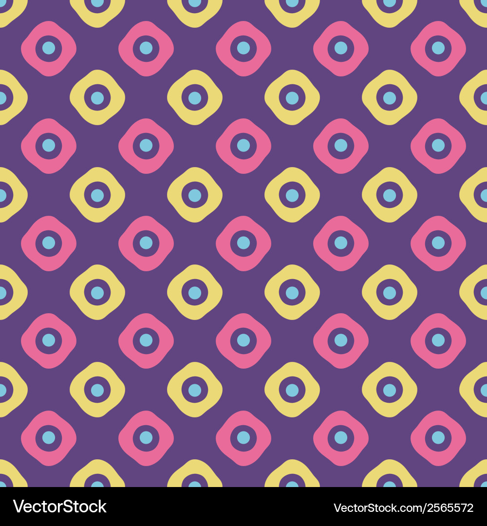 Bold Colorful Geometric Patterns Vector Image