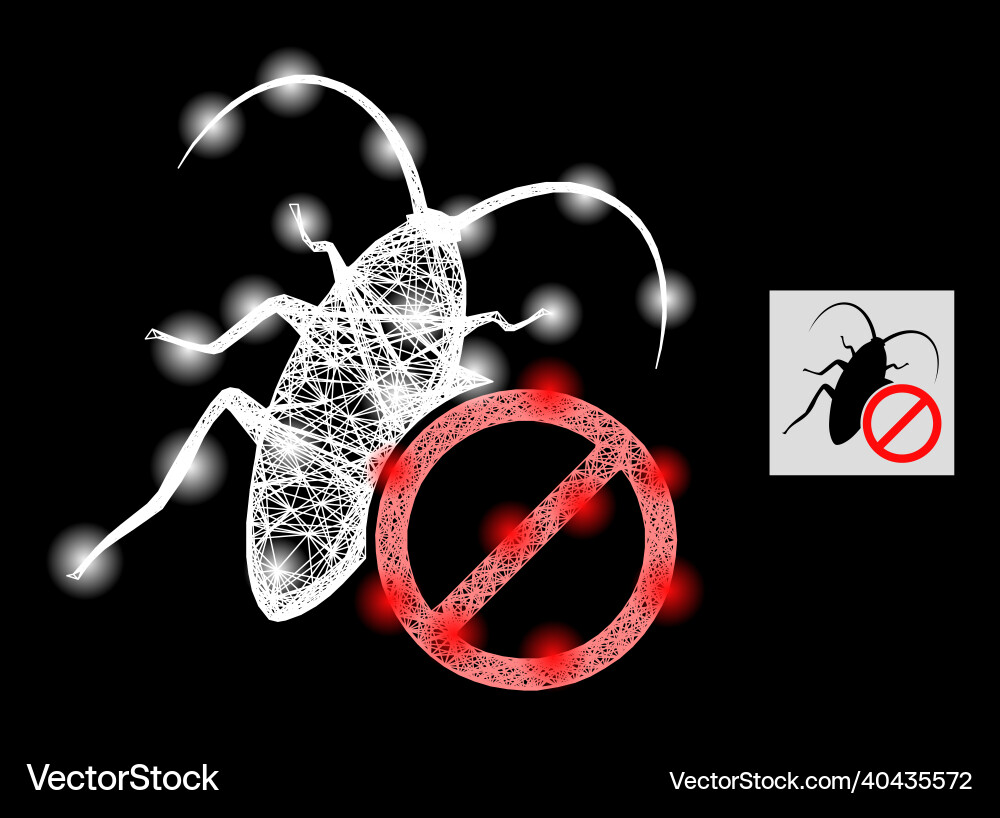 Flare intersected mesh no cockroach Flare intersected mesh no cockroach Vector Image