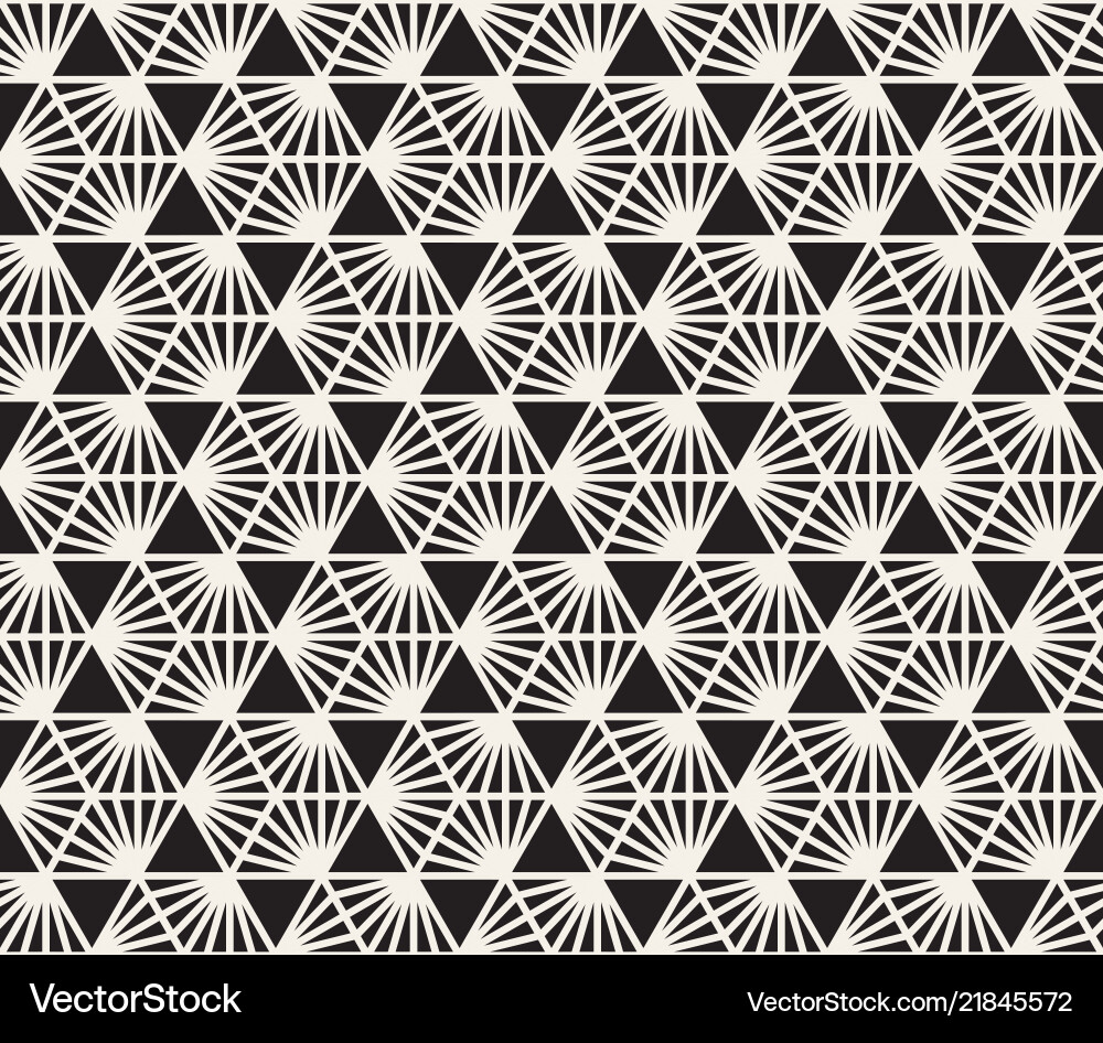 Geometric Line Tiling Pattern Vector Image