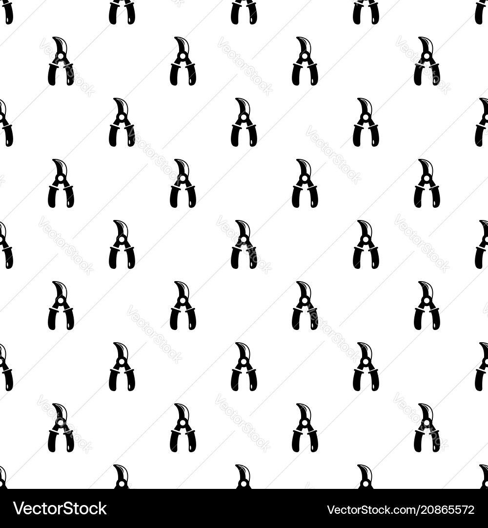 Grape scissors pattern seamless Grape scissors pattern seamless vector image