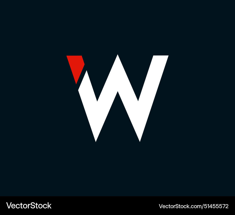 W letter-logo-and-alphabet-design Royalty Free Vector Image