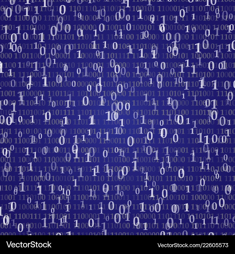 Abstract background with numbers Vector Image