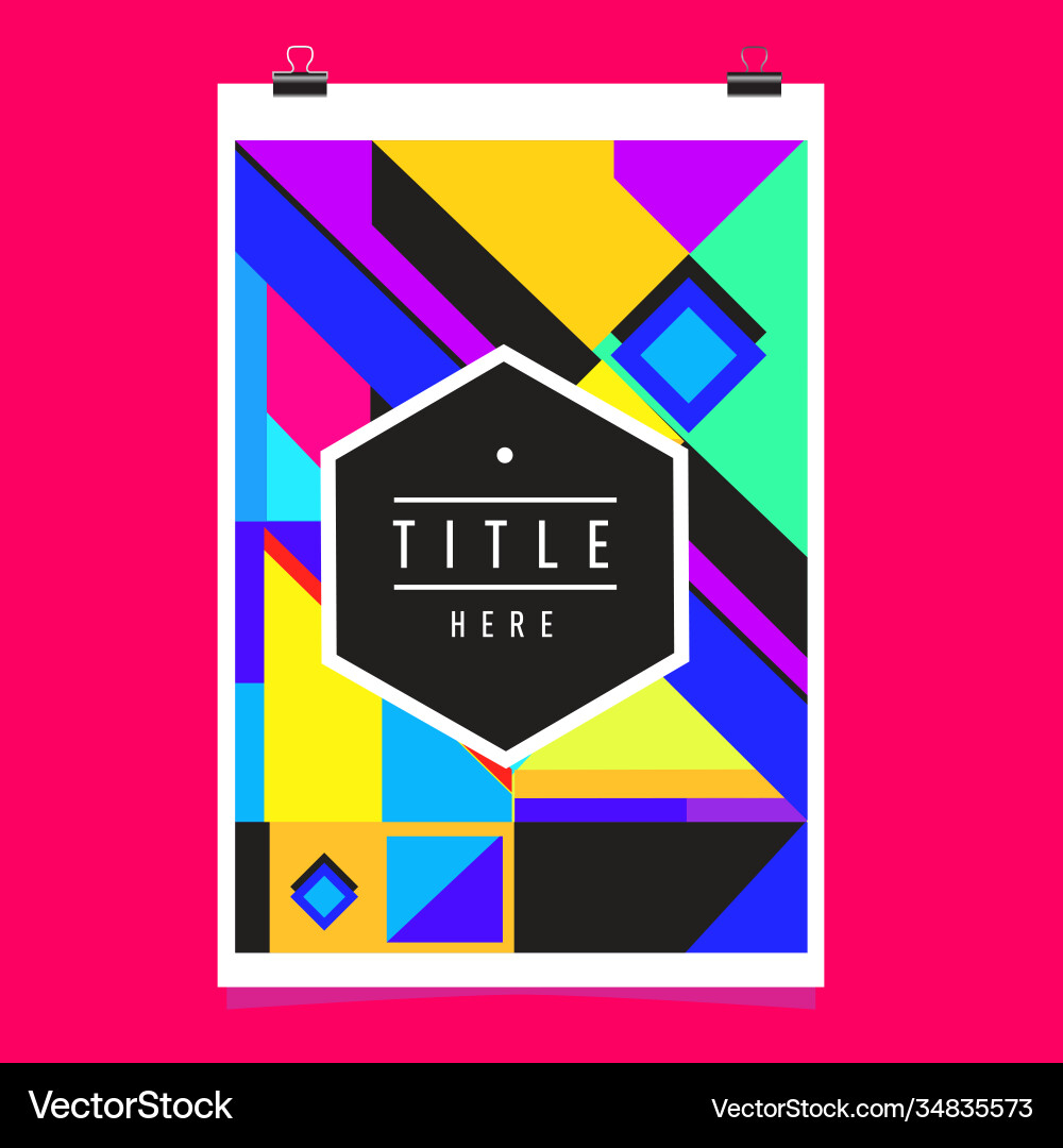 Abstract colorful geometric pattern background Abstract colorful geometric pattern background Vector Image
