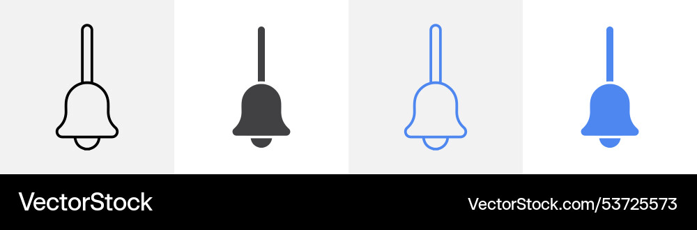 Bell icon set use for web Vector Image