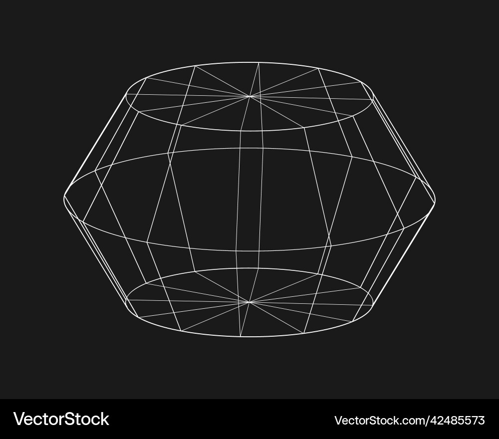 Cyber distorted grid retro punk design element Cyber distorted grid retro punk design element vector image