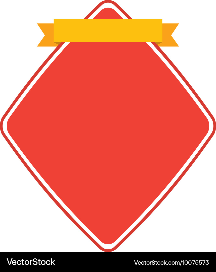 Frame with ribbon isolated icon design Vector Image