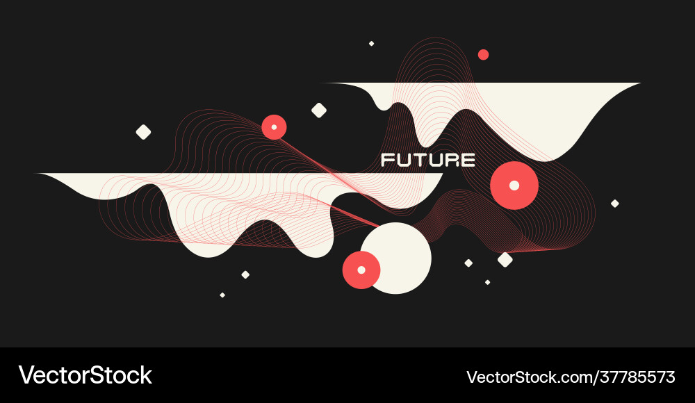 Modern backgrounds with abstract elements vector image