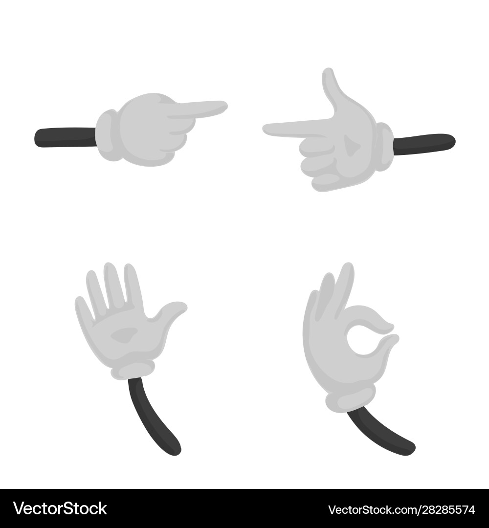 Isolated object pose and comical icon Vector Image