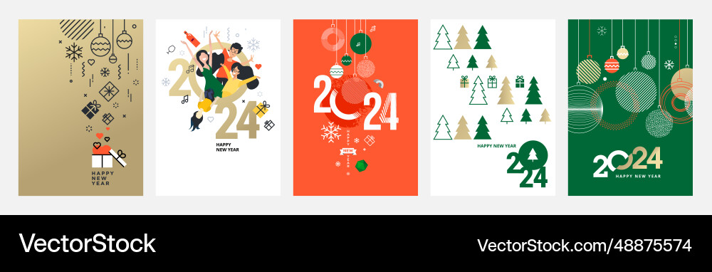 Merry christmas and happy new year Merry christmas and happy new year vector image