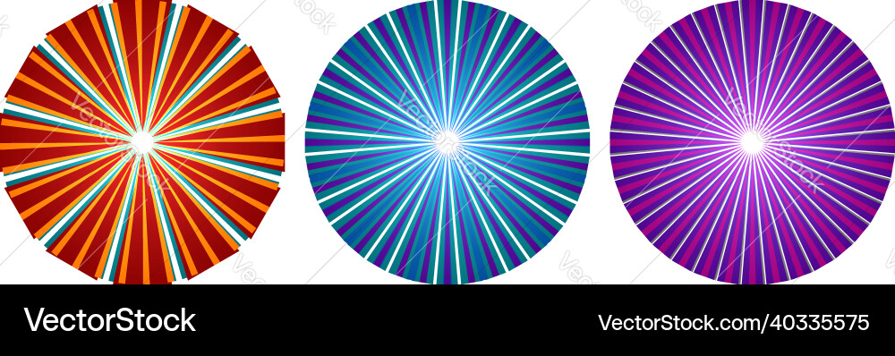 Abstract circles with overlapping spokes Abstract circles with overlapping spokes Vector Image