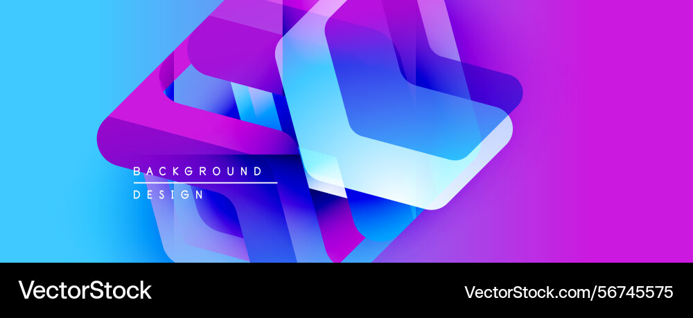 Abstract geometric shapes overlap creating Abstract geometric shapes overlap creating Vector Image